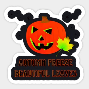 Cozy autumn Sticker